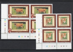 Jersey Cow Mint Never Hinged Stamps Ref 31372