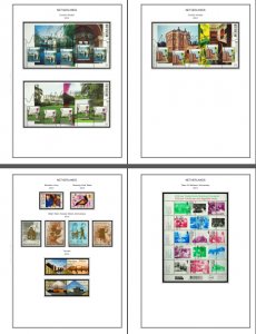 COLOR PRINTED NETHERLANDS 2011-2020 STAMP ALBUM PAGES (159 illustrated pages)