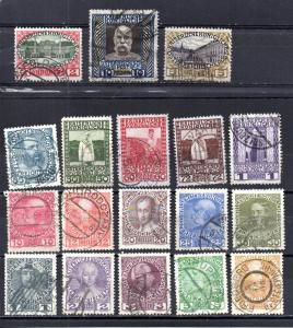 Austria 110a-127 used