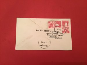 Lebanon  1954 Albert Jagger Ltd  stamp cover R36229