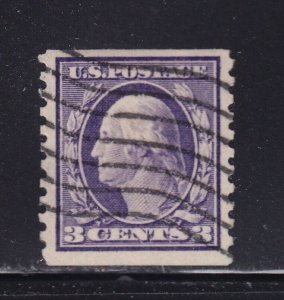 445 VF+ used neat cancel with nice color ! cv $ 250 ! see pic !