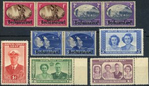 Bechuanaland #137-139 #143-146 Postage British Commonwealth Stamp Collection MLH