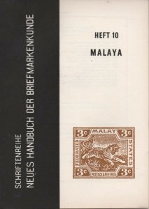 Philatelic Literature - Handbuch der Briefmarkenkunde - Heft 10 Malaya