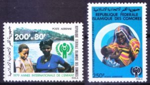 Comoro Islands 1979 MNH Stamps Scott CB1+C108 UNICEF Year of Children Mother