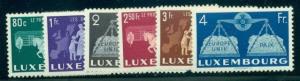 Luxembourg 1951 United Europe Complete Set