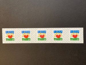 US PNC5 29c Love Stamp Sc# 2813b Plate B1 MNH