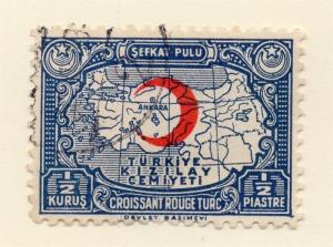 Turkey 1937-46 Early Issue Fine Used 1/2p. 086163