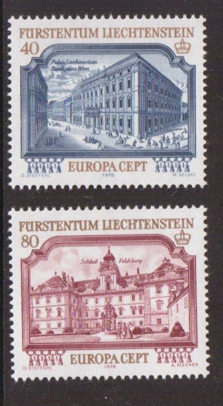 Liechtenstein  #636-637    MNH  1978  Europa