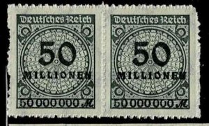 Germany 1923, Sc.#303 MNH, with Crack in Rosette cv. €9
