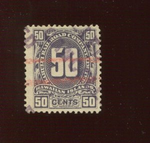 Hawaii Kahului Railroad Used Stamp Meyer Harris 155 (Bx 415)