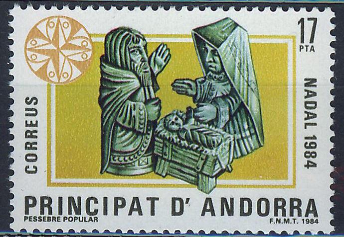 ANDORRA SPANISH 1984 MNH SC.166 Christmas