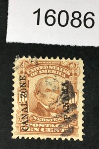 US STAMPS CANAL ZONE # 8 USED $80 LOT #16086