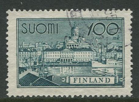 Finland - Scott 240 - South Harbour Helsinki -1942- Used - Single 100m Stamp