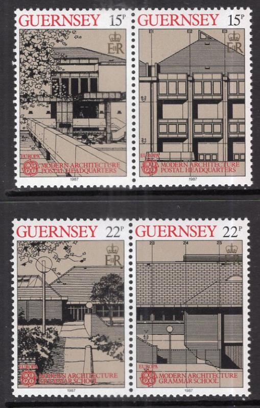 Guernsey 348-351a Europa MNH VF