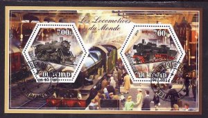 Chad- 4id7-used sheet-Trains-Locomotives-2014-