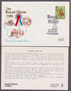 UK # 941 - Queen Visits The Royal Show Event Cover 7/8/81 - I Combine S/H