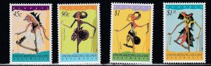 Cocos Islands # 293-296, Puppets, Mint NH, 1/2 Cat