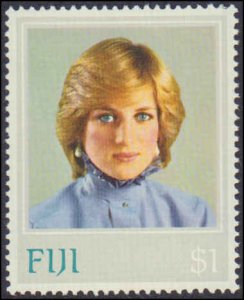 Fiji #470-473, Complete Set(4), 1982, Royalty, Never Hinged