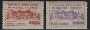 BRAZIL,  C68-C69  MINT HINGED  SET