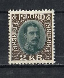 Iceland Stamp 186  - Christian X redrawn