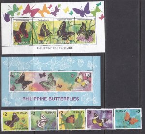 Philippines, Fauna, Butterflies MNH / 1993