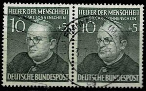 Germany 1952,Sc.#B328 used, welfare, pair