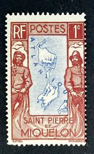 St Pierre Miquelon #136 Unused FVF   (XBLU)