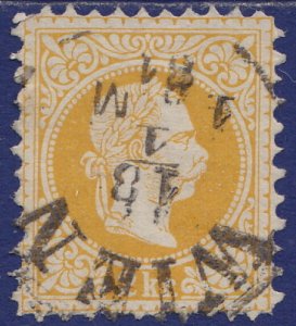 Austria - 1876 - Scott #34b - used - perf. 10 1/2