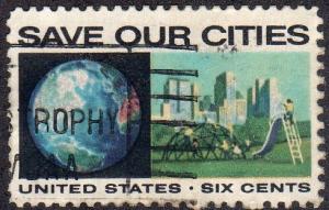 United States 1411 - Used - 6c Save Our Cities (1970)