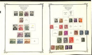 Bohemia Moravia Stamp Collection 14 Scott Specialty Pages, 1939-44 German (BE)