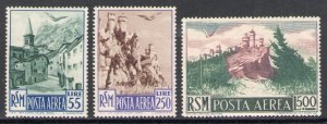 1950 San Marino, Airmail No. 83/91 - Complete 9 Value Series - MNH**