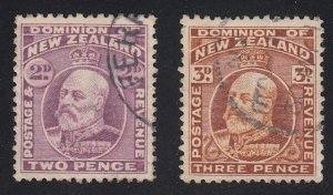 New Zealand - 1909 - SC 132-33 - Used