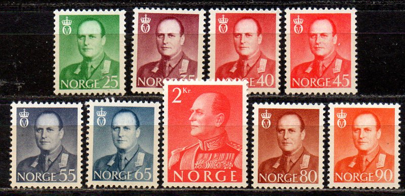 NORWAY. 1958 - 60. Olav V.