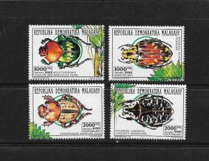 INSECTS - MADAGASCAR #1160a_d  MNH