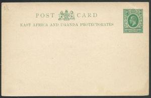 EAST AFRICA KUT GV 3c postcard unused......................................58489