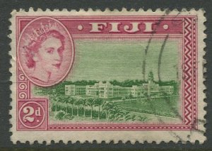 STAMP STATION PERTH Fiji #150 QEII Definitive Issue Used 1954 CV$0.50