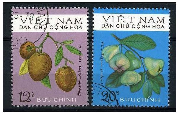 Vietnam 1975 - Scott 768 & 770 CTOs - Fruits 