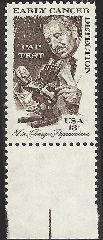 # 1754 MINT NEVER HINGED DR GEORGE PAPANICOLAOU