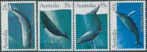 Australia 1982 SG838-841 Whales set MNH
