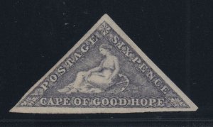 Cape of Good Hope, Scott 5b (SG 7c), MNG (no gum), crease, w/ 1996 BPA cert