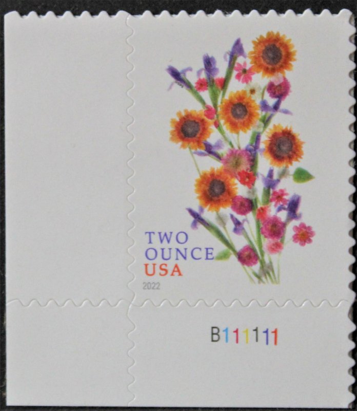 U.S.#5682 Sunflower Bouquet 78c Two Ounces PNS, MNH.