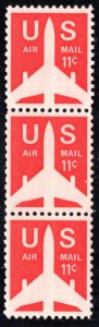 United States Scott #C78 MINT three NH OG,  crisp rich color.