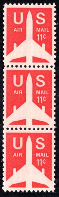 United States Scott #C78 MINT three NH OG,  crisp rich color.