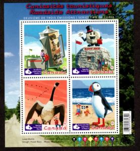 Canada 2397 Mint NH S/S Roadside Attractions!