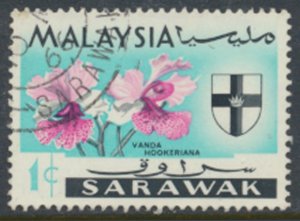 Sarawak  SC# 228 Used Orchids Flowers see details & scans