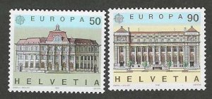 Switzerland 861-862 MNH Complete 21SC:$3.10