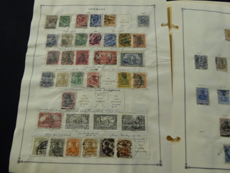 Germany Pre 1940 Mint/Used Stamp Collection on Scott Intl Album Pages