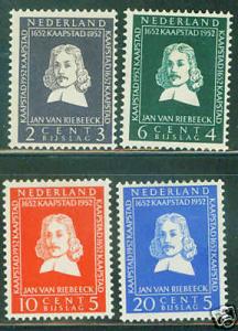 Netherlands Scott B234-7 complete MH* 1952 set CV$27