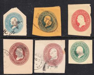 US Cut Squares 1870s