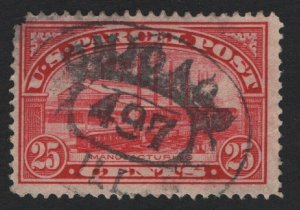 United States USED Scott Number Q9  F-VF CHICAGO CANCEL -  BARNEYS